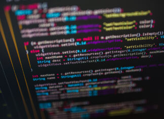 Softwareudvikling med Delphi gør livet som programmør nemmere Computerskaerm med kode til programmering