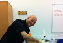 Smertestillende behandling med varmluftskopper