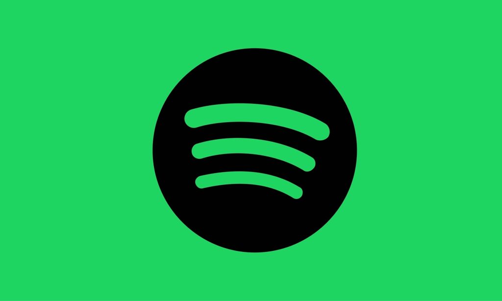 Logo for Spotify streaming musik service