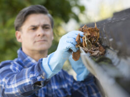 rensning af tagrender