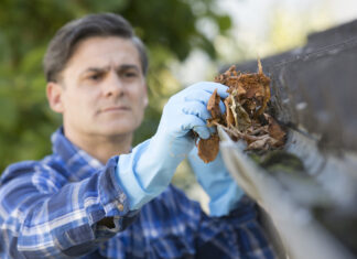 rensning af tagrender